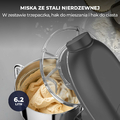 Fentic Mikser stojący 2000W z wałkiem do makaronu – misa 6,2 l – zdjęcie 5