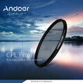 Filtr polaryzacyjny ochronny UV Andoer 52mm Canon Nikon widok produktu 