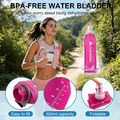 flintronic Plecak nawadniający 500 ml – kamizelka do biegania, różowy – zdjęcie 5