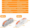 flintronic Szybkozłączki elektryczne z dźwignią SPL-1, 80 szt. – zdjęcie 2