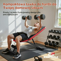 FLYBIRD Ławka treningowa składana z regulacją oparcia - ławka do siłowni – zdjęcie 2
