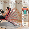 FLYBIRD Ławka treningowa składana z regulacją oparcia - ławka do siłowni – zdjęcie 3