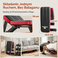 FLYBIRD Ławka treningowa składana z regulacją oparcia - ławka do siłowni – zdjęcie 6
