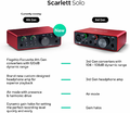 Focusrite Scarlett Solo 4. generacji – interfejs audio USB-C – zdjęcie 4