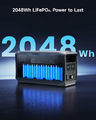 FOSSiBOT F3000 – przenośna stacja zasilania 3000 W / 2048 Wh LiFePO4 – zdjęcie 2
