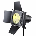 Fotograficzna lampa błyskowa Tolifo MT-300AM widok z filtrem