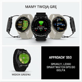 Garmin Approach S50 – smartwatch golfowy GPS, kremowo-złoty, pasek kości słoniowej – zdjęcie 7
