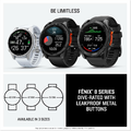 Garmin Fenix 8 43 mm AMOLED – zegarek multisport GPS, stal, obudowa Whitestone – zdjęcie 7