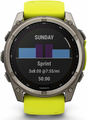 Garmin Fenix 8 51 mm Solar Sapphire – zegarek multisport GPS, tytan, grafitowy pasek – zdjęcie 4
