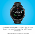 Garmin Forerunner 965 – zegarek biegowy GPS AMOLED, czarny/szary pudrowy – zdjęcie 4