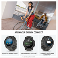 Garmin Instinct 3 50 mm AMOLED – zegarek GPS, czarna ramka, grafitowy pasek – zdjęcie 6