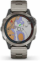 Garmin Quatix 6 Titanium – zegarek GPS dla żeglarzy i wędkarzy, szary – zdjęcie 2