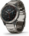 Garmin Quatix 6 Titanium – zegarek GPS dla żeglarzy i wędkarzy, szary – zdjęcie 3