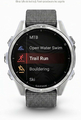 Garmin UltraFit 2 20 mm – pasek nylonowy do zegarka, szary – zdjęcie 6