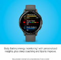 Garmin Venu 3S 41 mm – smartwatch GPS AMOLED, Gold/Ivory, pasek silikonowy – zdjęcie 4