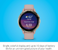 Garmin Venu 3S 41 mm – smartwatch GPS AMOLED, Soft Gold/Dust Rose – zdjęcie 3