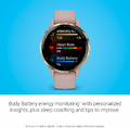 Garmin Venu 3S 41 mm – smartwatch GPS AMOLED, Soft Gold/Dust Rose – zdjęcie 4