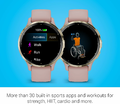 Garmin Venu 3S 41 mm – smartwatch GPS AMOLED, Soft Gold/Dust Rose – zdjęcie 5