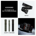 Garmin Venu X1 – pasek Quick Release 24 mm, nylon, czarny – zdjęcie 3