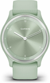 Garmin Vivomove Sport – hybrydowy smartwatch, miętowy z paskiem silikonowym – zdjęcie 3