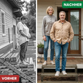 Gartenwelt Riegelsberger schody tarasowe 5 stopni, drewno sosnowe – zdjęcie 4