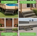 Gartenwelt Riegelsberger schody tarasowe 5 stopni, drewno sosnowe – zdjęcie 5