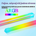 GERUI listwy LED ARGB 30 cm do obudowy komputera, komplet 2 szt. – zdjęcie 5