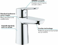 Grohe BauEdge Bateria umywalkowa - chrom, funkcja EcoJoy – zdjęcie 4