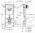 Grohe Rapid SL stelaż podtynkowy do WC 113 cm – zdjęcie 2