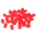 Gumowe kulki tłumiące drgania GoolRC RM486B 40 szt. czerwone widok z boku