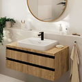 Hansgrohe Bateria umywalkowa podtynkowa - czarny mat, montaż ścienny – zdjęcie 6