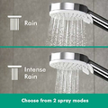 Hansgrohe Crometta zestaw prysznicowy z termostatem, biały/chrom – zdjęcie 2