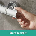 Hansgrohe Crometta zestaw prysznicowy z termostatem, biały/chrom – zdjęcie 5