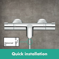Hansgrohe Ecostat 1001 CL – bateria termostatyczna wannowa, chrom – zdjęcie 6