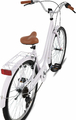 Hiland Beach Cruiser 26 cali - rower cruiser z koszem, fioletowy – zdjęcie 2