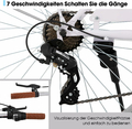 Hiland Beach Cruiser 26 cali - rower cruiser z koszem, fioletowy – zdjęcie 6