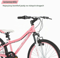 Hiland Climber 24 cale - rower dziecięcy MTB, 7 biegów, różowy – zdjęcie 3