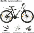 HILAND Rockford 27,5 cala - rower górski MTB hardtail, biały – zdjęcie 2