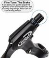 HillMiles MTB klamki hamulcowe rowerowe – aluminium, do kierownicy 22 mm – zdjęcie 3