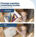 Hoffenbach Magnetyczna blokada szafek dla dzieci - 12 zamków + 3 klucze