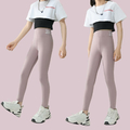 HOTUT – legginsy dziewczęce sportowe z wysokim stanem, zestaw 3 szt.