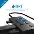 Hub 4-portowy USB 3.0 Sabrent HB-UM43 widok cechy