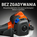 Husqvarna 122R – kosa spalinowa 21,7 cm³, szerokość koszenia 43 cm, uchwyt rowerowy