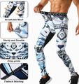 HYCOPROT Getry kompresyjne do biegania – męskie legginsy sportowe – zdjęcie 4