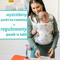 Infantino Flip Nosidełko ergonomiczne 4 w 1 - nadruk tęczy