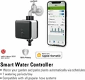Inteligentny kontroler wody eve Apple HomeKit licznikiem czasu i zużycia widok kontroli