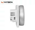 Inteligentny termostat grzejnikowy Hysen HY312-WIFI Google Alexa widok z boku