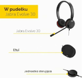 Jabra Evolve 30 UC Stereo – przewodowy zestaw słuchawkowy USB/jack 3,5 mm