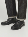JACK & JONES JFW Russel Leather – sztyblety męskie skórzane, antracytowe