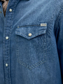 JACK & JONES JJE Sheridan – koszula męska casual z długim rękawem, niebieska